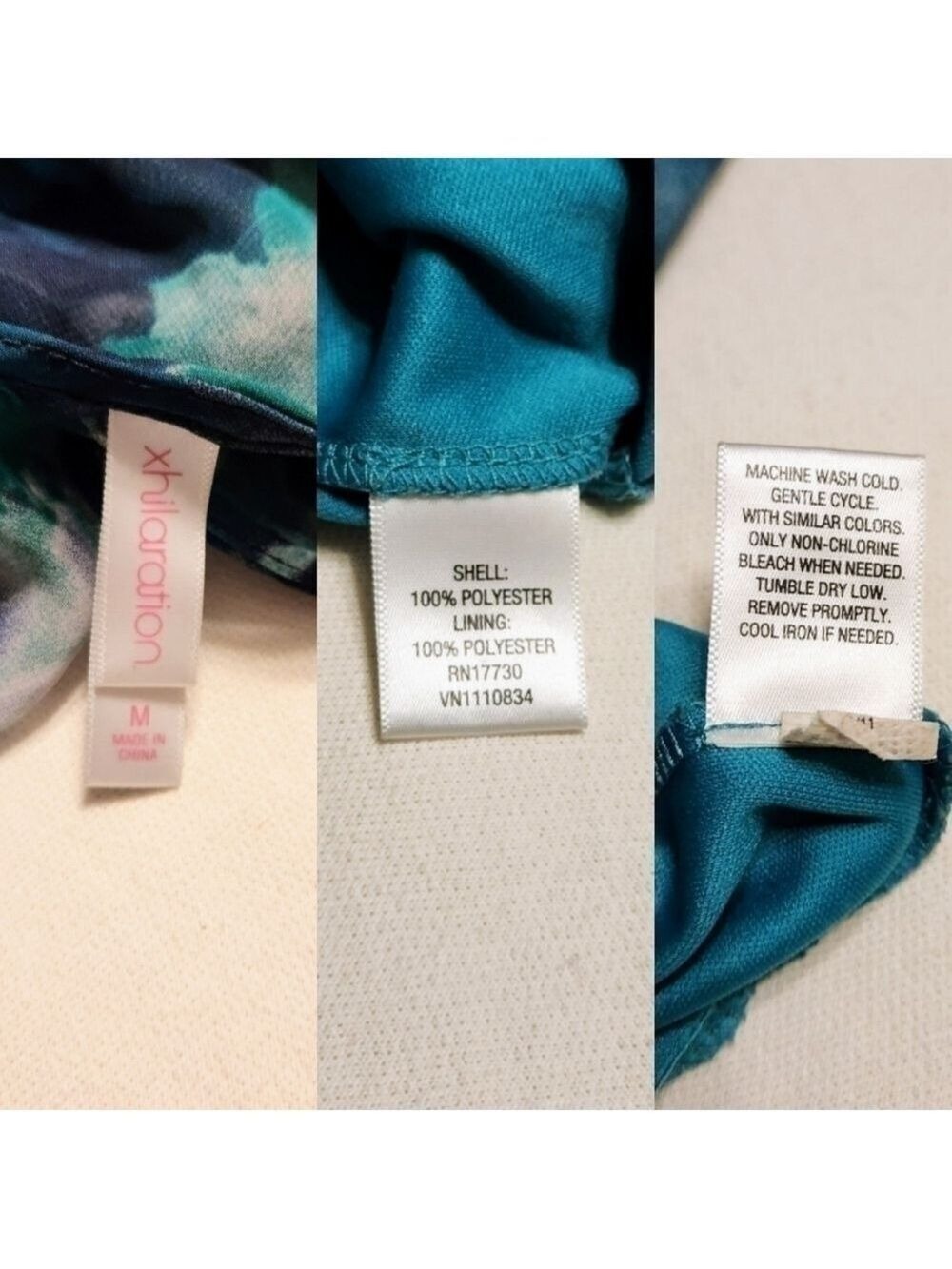 Xhilaration Mini Dress Aqua Medium - Picture 9 of 12
